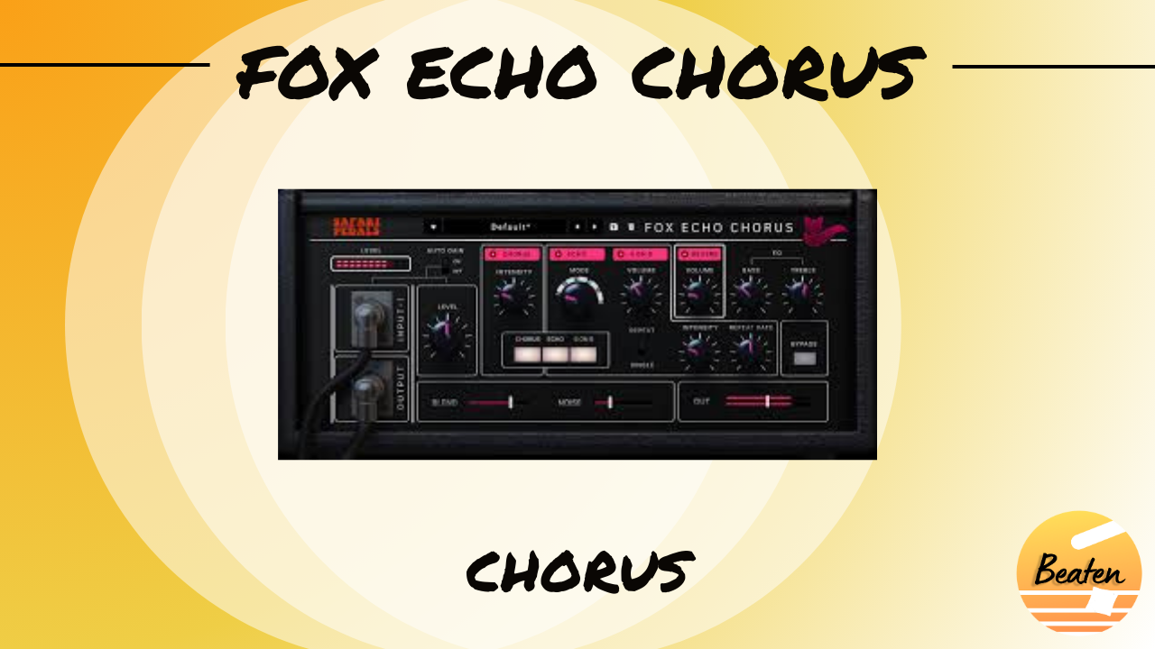 Safari Pedals Fox echo chorus